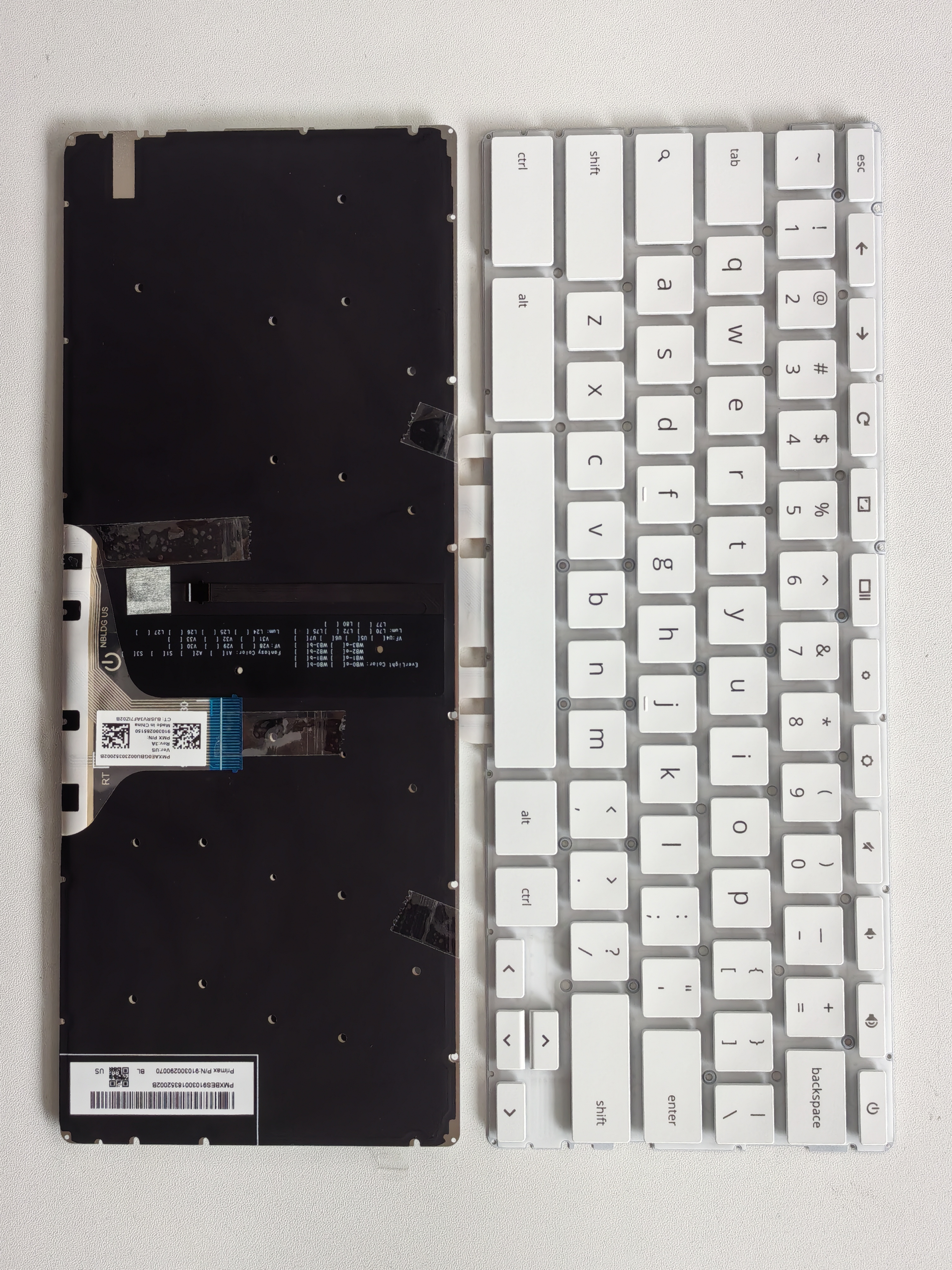 Picture of New Replacement Laptop Keyboard For HP 14A-NA Google version with switch WHITE Backlit US Layout
